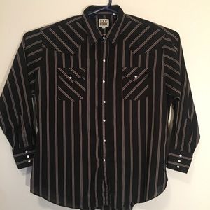 Ely Cattleman Long Sleeve Western Snap Shirt